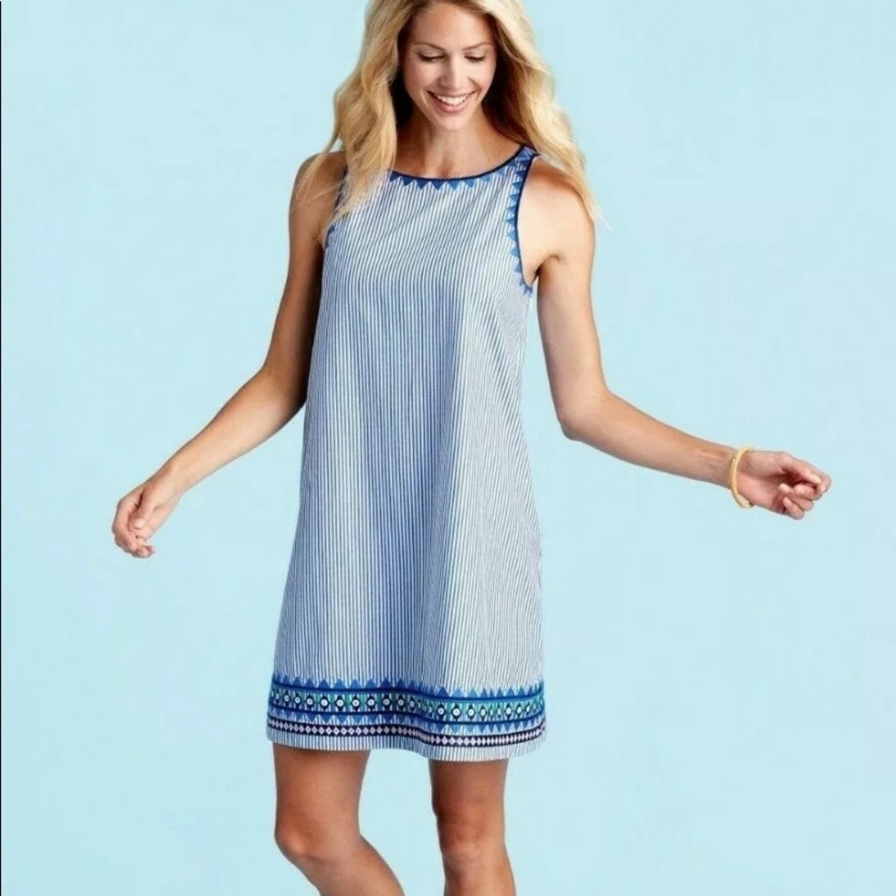 NWT Vineyard Vines Embroidered Dress preppy summer - Picture 1 of 4